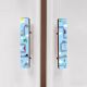 Handcrafted Acacia Wood Racing Track Handles Set